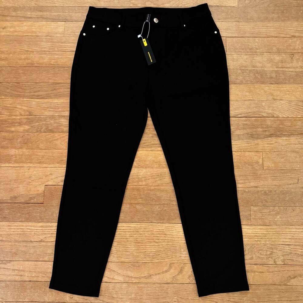 NWT Gilipur black high-rise jeggings pants size XXL
 b27